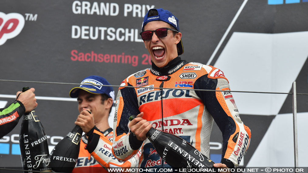 GP d'Allemagne MotoGP - Marquez (1er) : C'était le moment de prendre des risques pour gagner