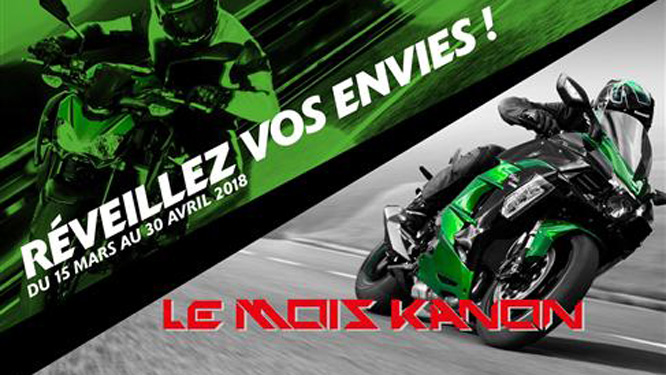 Offres spéciales Kawasaki pendant le Mois Kanon 2018