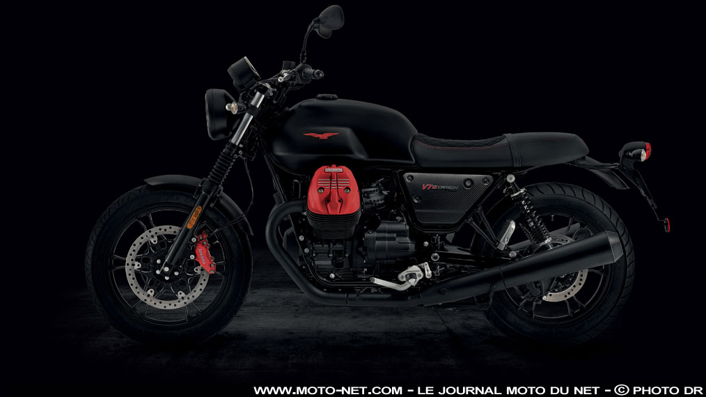 Evolutions dans les gammes Moto Guzzi V7 III et V9 2018