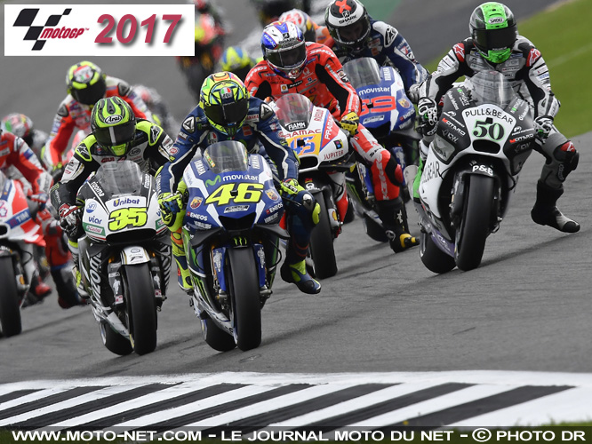 Calendrier du championnat du monde Moto GP 2017
