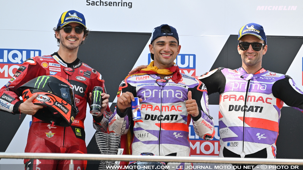 Bilan et déclarations MotoGP au GP d'Allemagne 2023