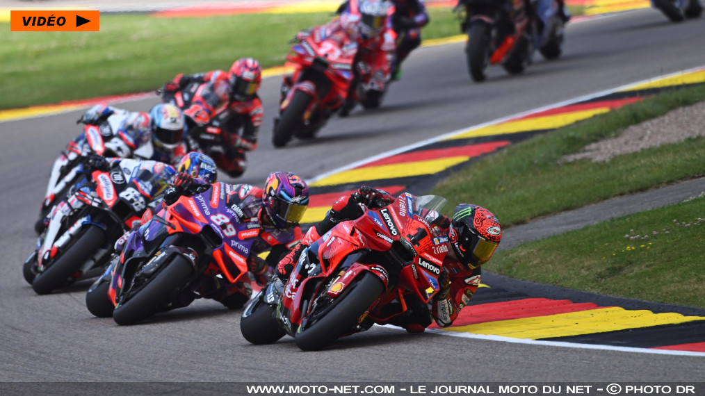 Les meilleurs moments du GP d'Allemagne MotoGP 2024 en vidéo