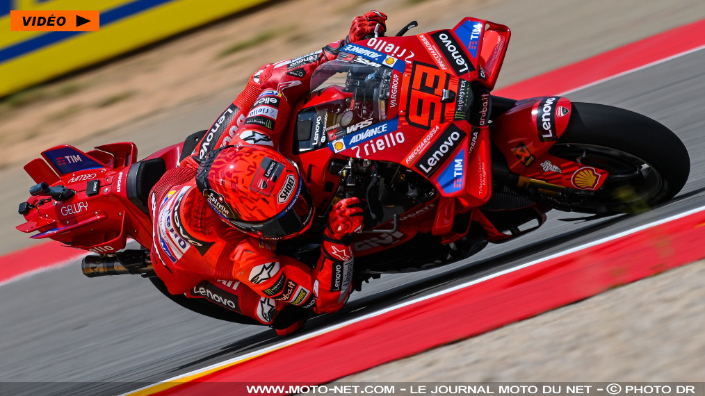 Marc Marquez en pole à Aragon, sous son record et au-dessus du lot

Battu trois fois de suite par Quartararo (en qualifs, pas en course hélas), Marc Marquez vient de signer sa cinquième pole en MotoGP cette saison 2025… et sa 99ème en Grand Prix moto ! Le n°93 colle un quart de second à son frère Alex et Morbidelli, une demi-seconde aux suivants. Notre Fabio se classe 9ème sur la grille espagnole, Zarco 12ème.
