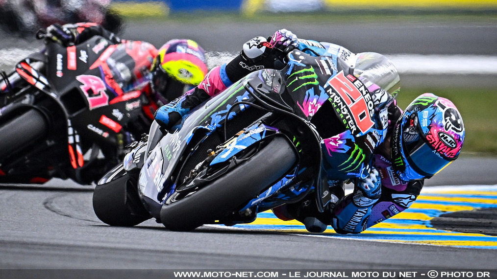 De nouvelles ailettes sur les Yamaha M1 de Quartararo et Rins