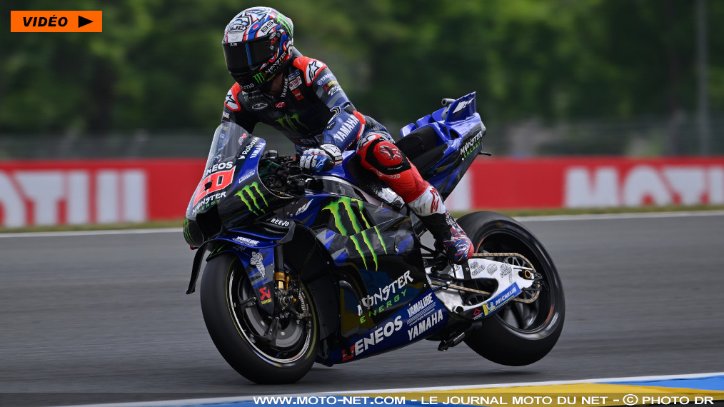 Fabio Quartararo claque une pole record au GP de France 2025 !

Après Jerez, Le Mans ! Aux commandes de sa Yamaha M1 - beaucoup ? - moins performante que les Ducati des frères Marquez (toujours dans le coup, rassurez-vous), Fabio Quartararo signe sa seconde pole d'affilée : le public français exulte et scande une Marseillaise. La première du week-end ? Belle perf aussi de Vinales, 5ème pour l'écurie varoise Tech3. Passé par la Q1, Zarco chute en Q2 et partira 11ème.
