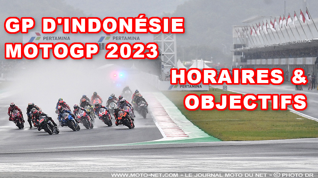 Indonésie - Horaires et enjeux du GP d'Indonésie MotoGP 2023 à