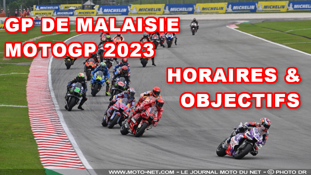Horaires et enjeux du Grand Prix de Malaisie MotoGP 2023