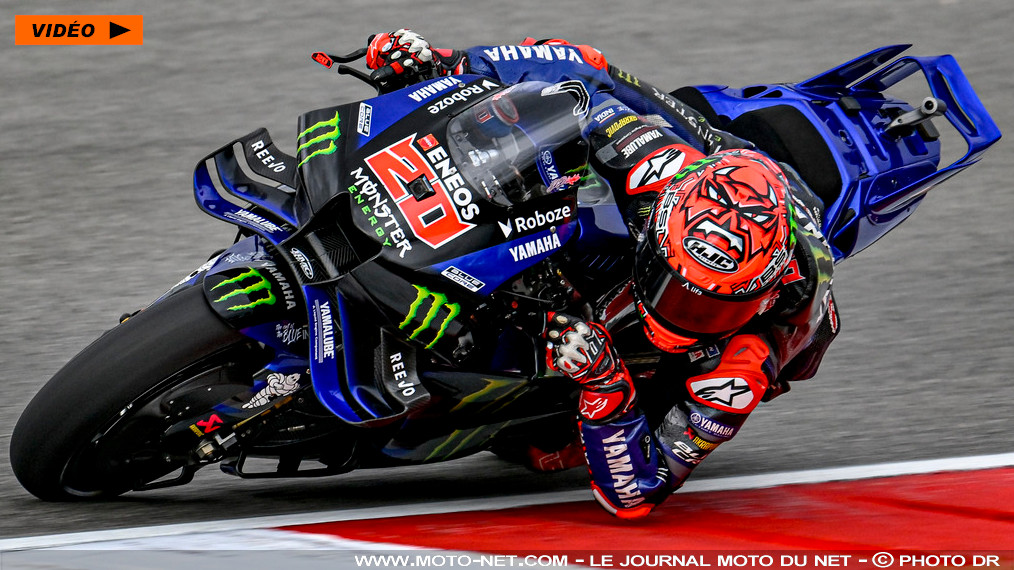 Quartararo et Zarco bouclent les deux premiers rangs de la grille portugaise

Excellente(s) surprise(s) au Grand Prix du Portugal 2025 ! Fabio Quartararo hisse sa Yamaha au premier rang derrière le poleman Marco Bezzecchi sur Aprilia et Pedro Acosta sur KTM. Johann Zarco place sa Honda en deuxième ligne derrière les Ducati de Pecco Bagnaia et Alex Marquez. Le rookie Bulega et le local Oliveira sont en fond de grille.
