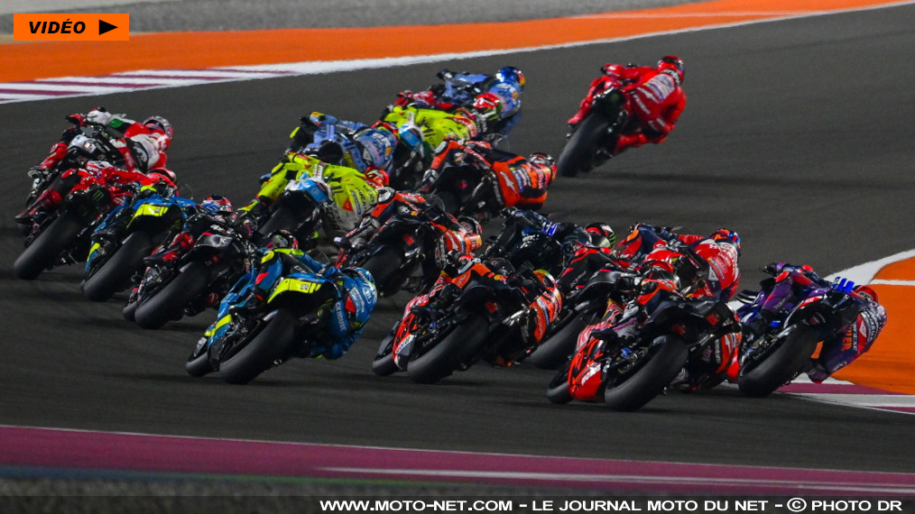 Les meilleurs moments du Grand Prix moto du Qatar 2025 en vidéos