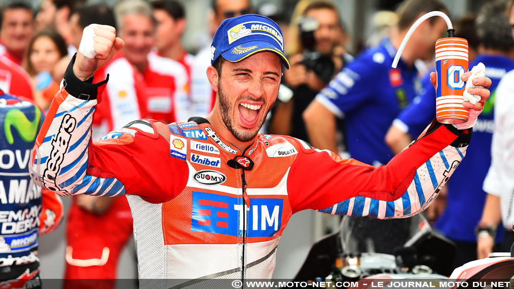 MotoGP : Dovizioso surfe vers la victoire à Sepang