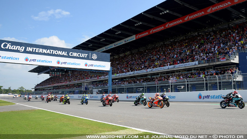 Le Grand Prix de Thaïlande MotoGP 2021 annulé, peut-être remplacé