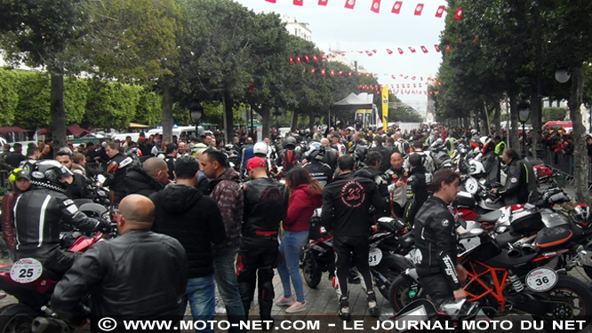 Moto Tour Series Tunisie : départ sur les chapeaux de roues !