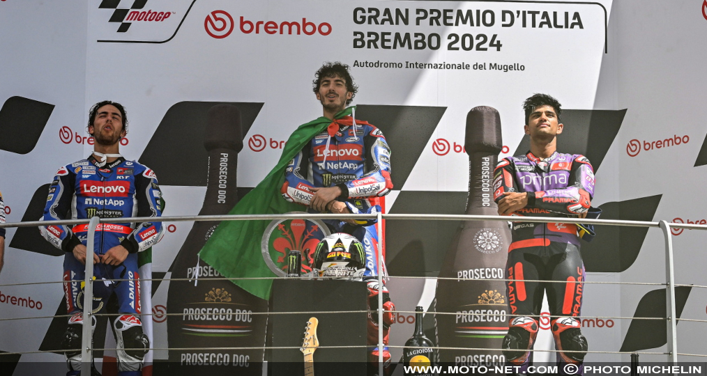 Résultats et classements du Grand Prix MotoGP d'Italie 2024 