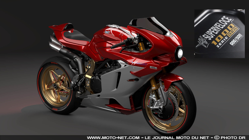 Série limitée MV Agusta Superveloce 1000 Serie Oro