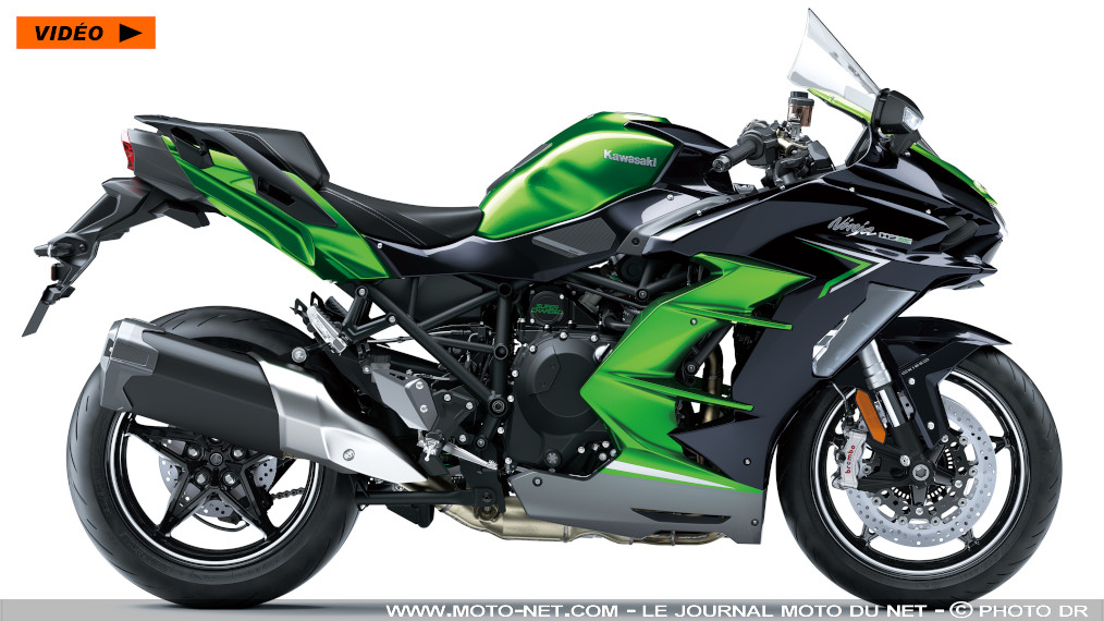 Kawasaki installe des radars sur ses Ninja H2 SX pour 2022