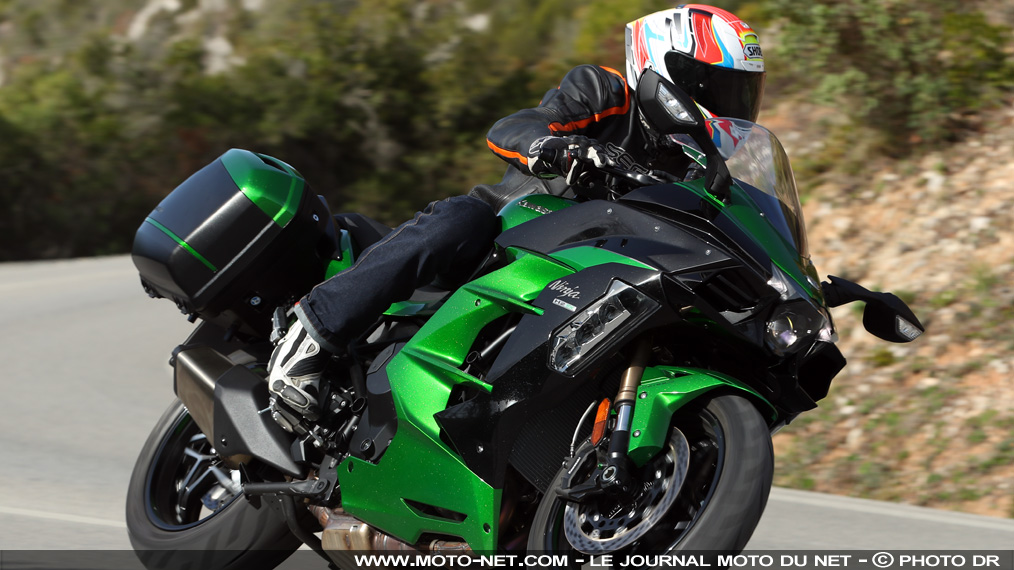 Essai Ninja H2 SX : moto routière sportive, en vert et contre tout !