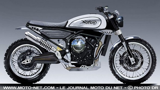 Norton prévoit de lancer un Scrambler bicylindre 650