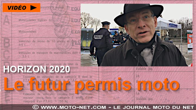 Premières informations sur le nouveau permis moto 2020