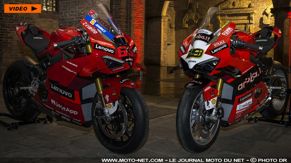 Des Panigale V4 Replica pour fêter le doublé Ducati en MotoGP et WorldSBK 