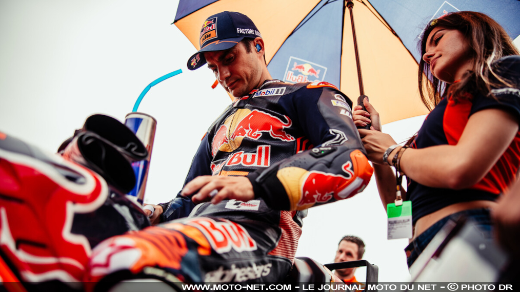 Dani Pedrosa (KTM) sur la grille du GP de San Marin 