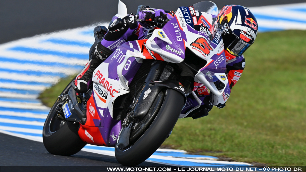  Johann Zarco le plus rapide le premier jour du GP d'Australie 