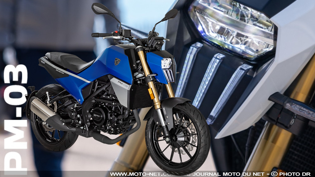 Peugeot commercialise sa moto PM-03 de 300 cc à 4399 euros