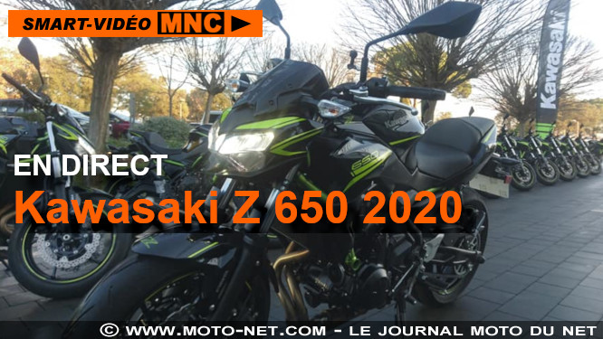 Kawasaki Z650 2020 : smart-vidéo en direct de notre essai