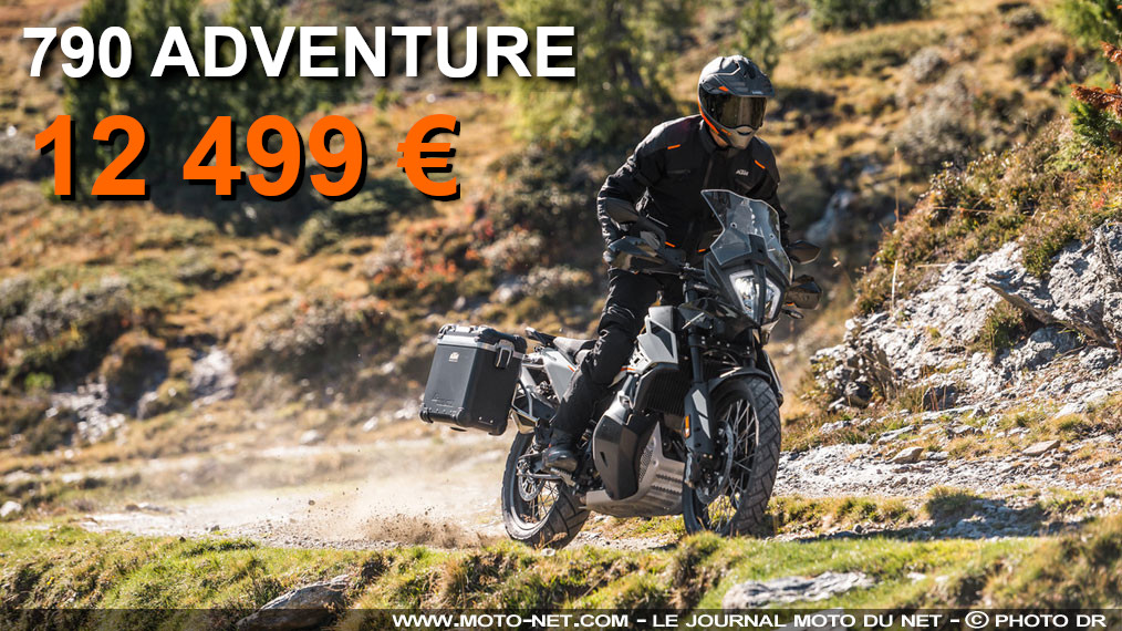 La nouvelle KTM 790 Adventure 2019 au prix de 12 499 euros