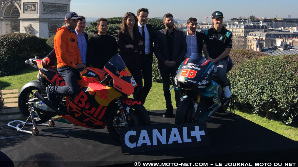 Le dispositif MotoGP sur Canal+ en 2019