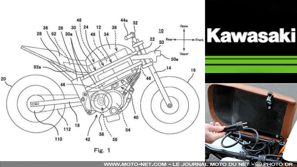 Kawasaki se brancherait sur la moto électrique...