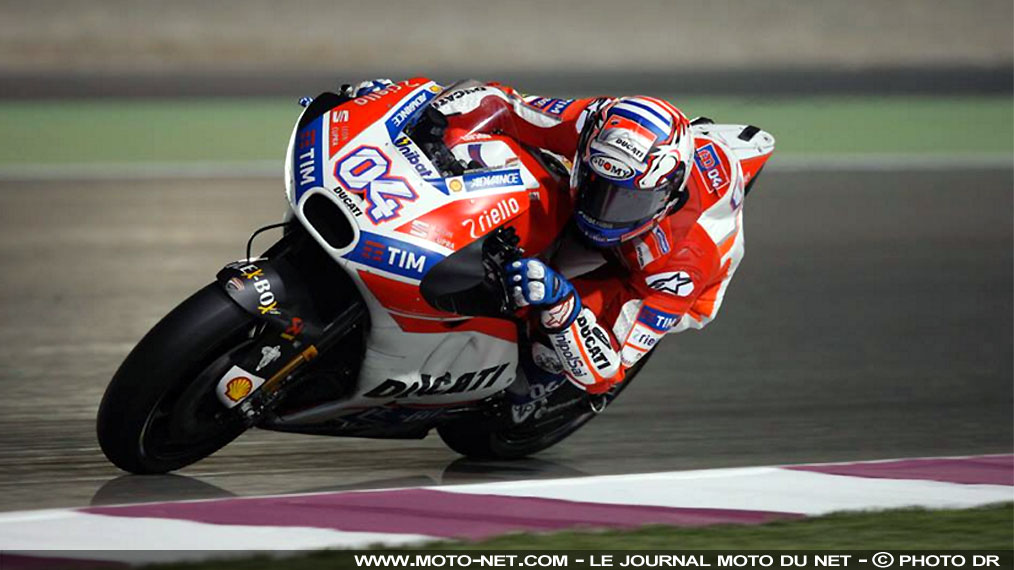 Tests MotoGP - Qatar - J1 : Dovizioso redonne le sourire à Ducati