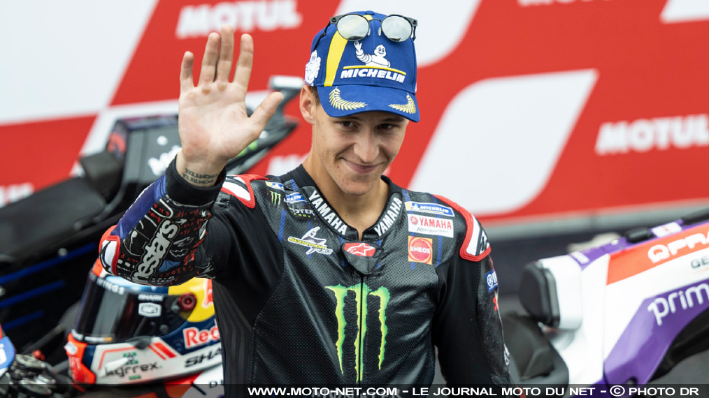 Le champion MotoGP Fabio Quartararo reçoit la Légion d'honneur