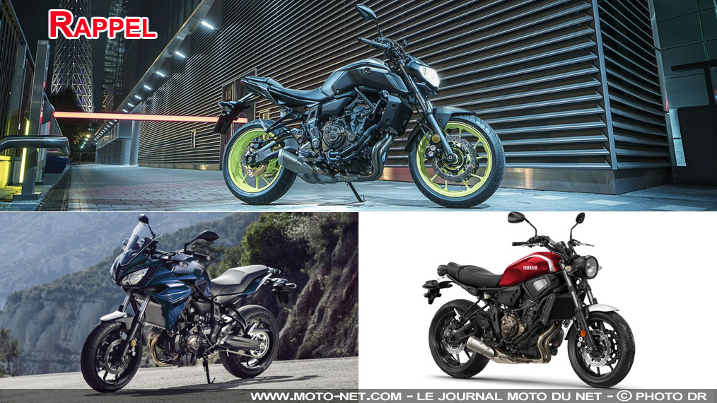 Rappel : problème de fixation du carter de chaîne sur les Yamaha MT-07, Tracer 700 et XSR700 