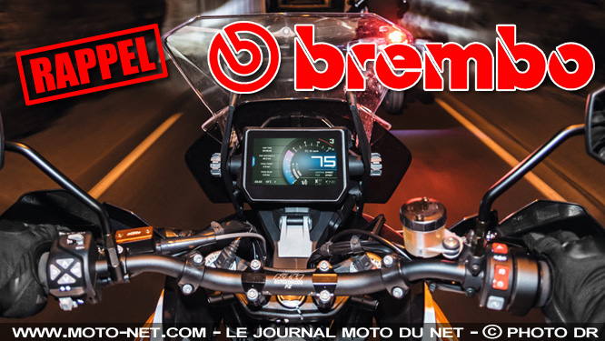 KTM s'apprête à rappeler ses motos équipées de maîtres-cylindres Brembo