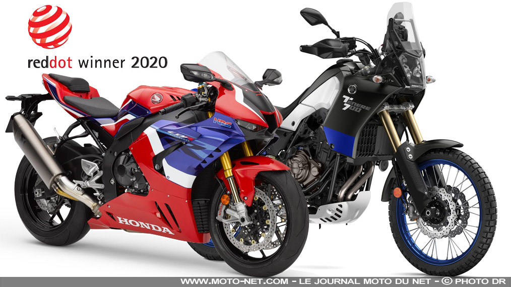 La Ténéré 700 et la CBR1000RR remportent un grand prix... de design