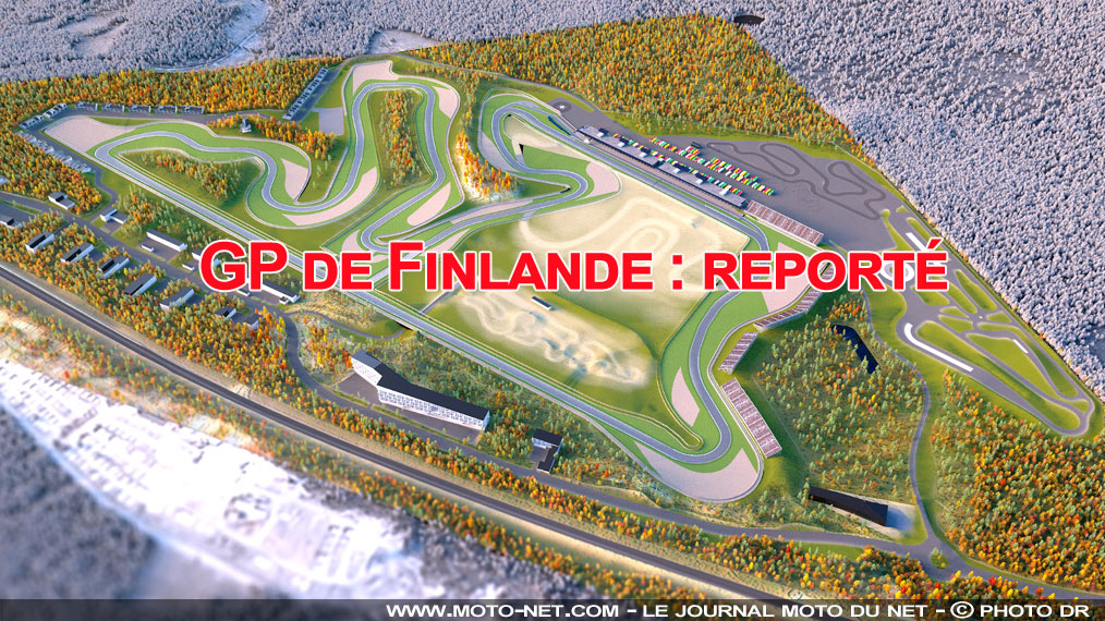 Pas de MotoGP avant fin juillet suite au report du GP de Finlande