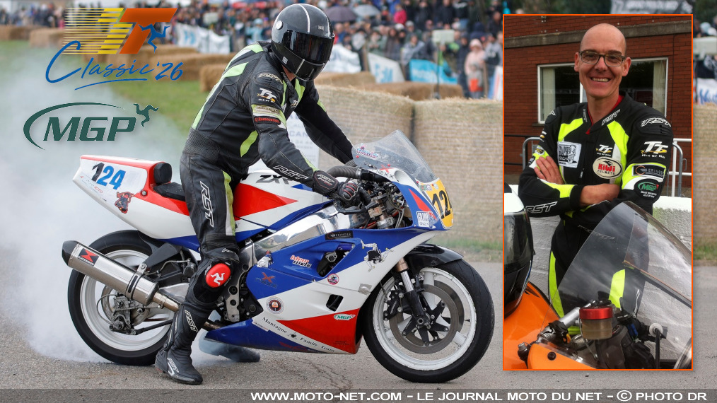 Qui veut être l'associé de Richard Vuillermet, pilote moto sur l'Ile de Man ?

Ancien champion de France de course de cote moto et jeune grand-père, Richard Vuillermet est un pilote amateur… de sensations très fortes ! Dix ans après sa première participation au Manx GP, ce Ninja franc-comtois de 55 ans veut repartir courir une dernière fois sur l'Ile de Man, avec sa mamie Stinger notamment. Or vous pouvez l'y aider.
