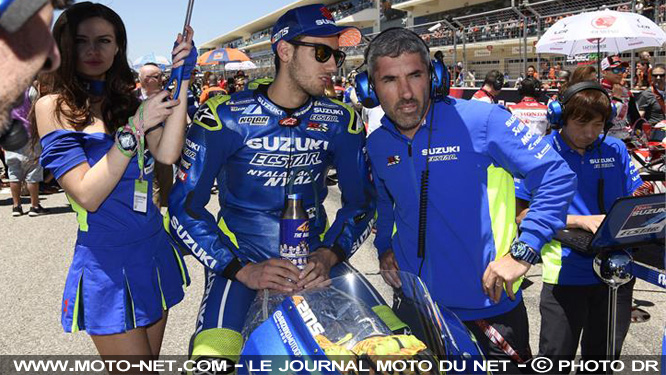 Alex Rins reste dans le team officiel Suzuki jusqu'en 2020