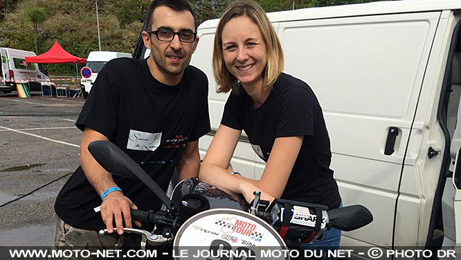 Grégory Roblin et Andréa Huau encadrent l'Academy du Moto Tour Series France