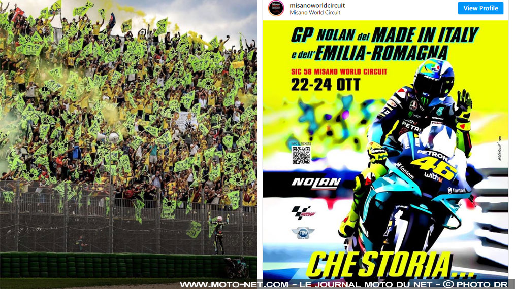 Valentino Rossi dispute sa dernière course MotoGP en Italie...