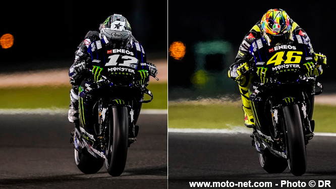 Rossi et Viñales confiants pour le GP du Qatar même s'il reste des progrès à faire