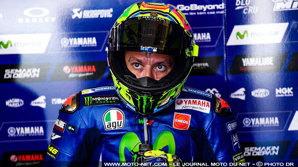 Valentino Rossi : Si je suis encore compétitif en 2018, je veucontinuer en MotoGP