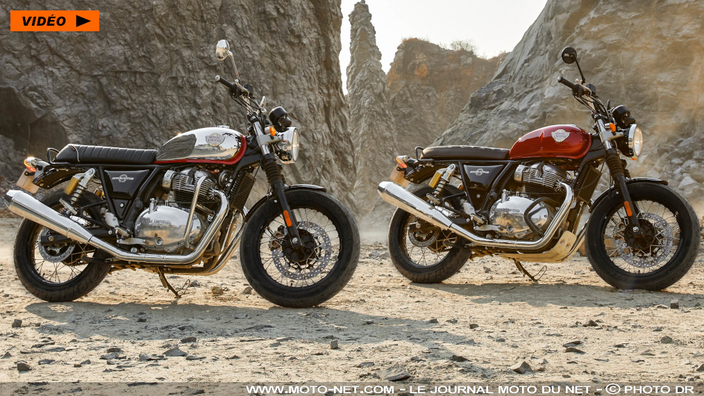 Royal Enfield Twin 650 : Euro 5 et 5 coloris pour l’Interceptor et la Continental GT