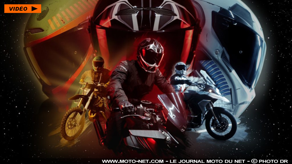 Le casque moto Atlas 4.0 Carbon de Ruroc aux couleurs de Star Wars