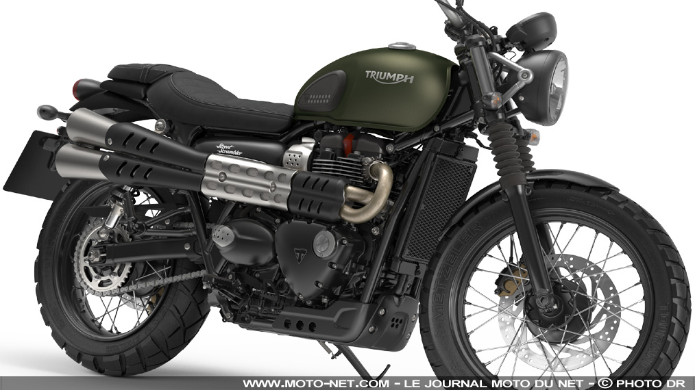 Triumph Street Scrambler 2017 : premières informations