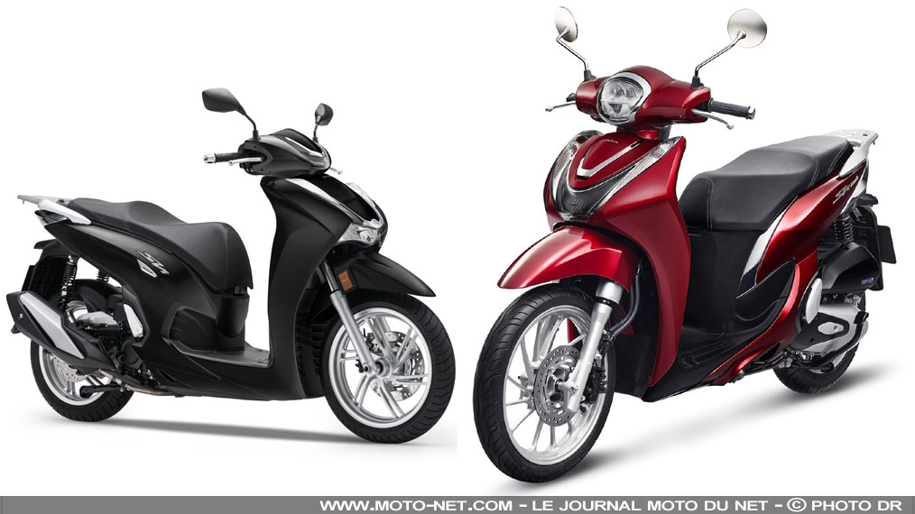 Nouveaux scooters Honda SH Mode 125 et SH350