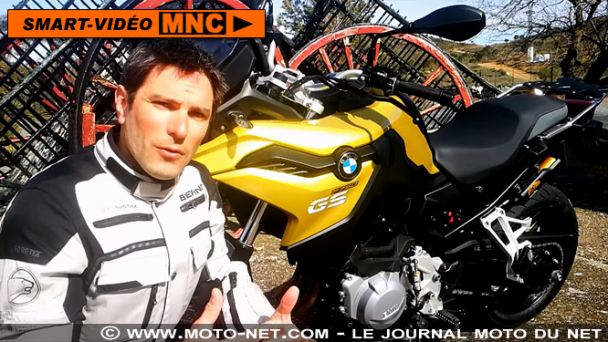 Smart vidéo en direct de notre essai BMW F750GS : premières sensations