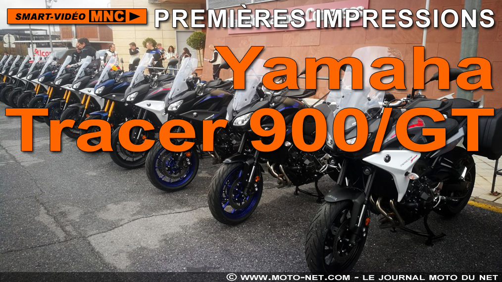 Smart vidéo en direct de notre essai Yamaha Tracer 900 et GT : premières impressions