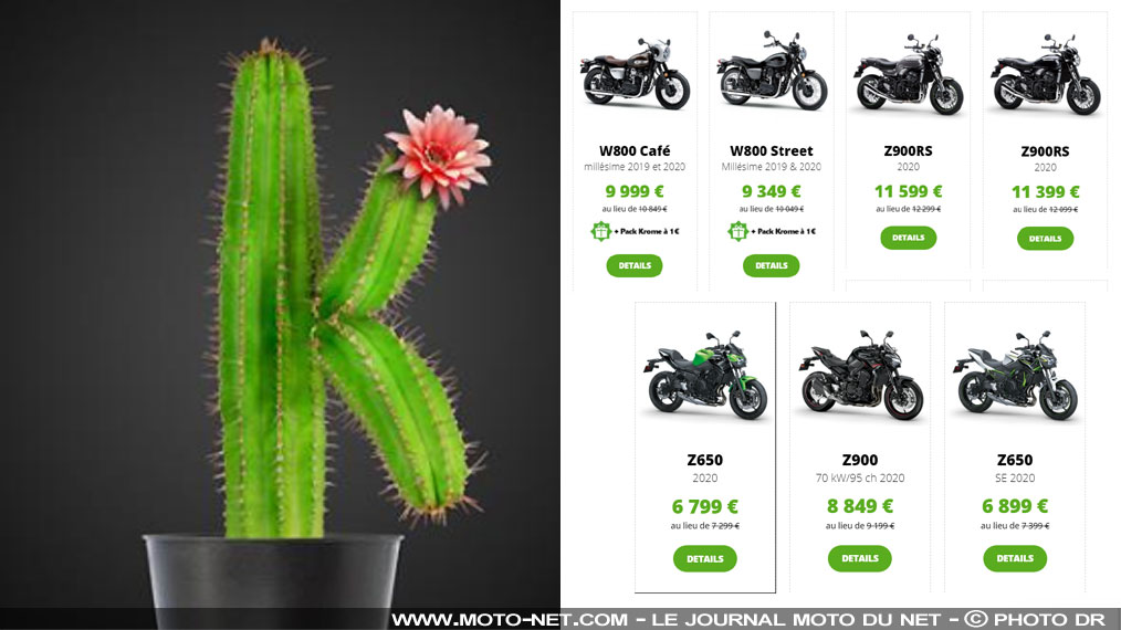 Les offres "Pikantes" de Kawasaki sur ses motos Euro4