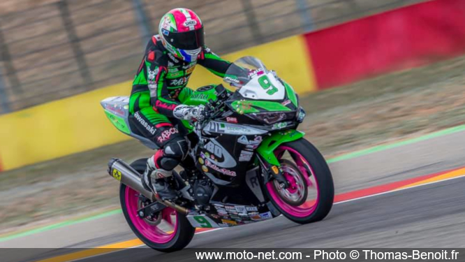 Steffie Naud en Supersport 300 à Aragon : la moto a eu raison de nous...